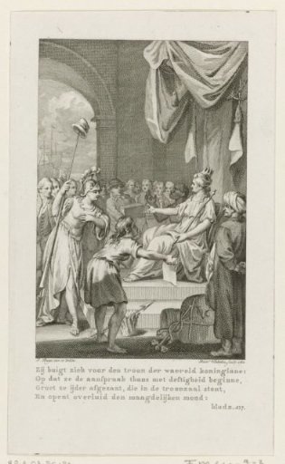 The Dutch Maiden reports on the victory, 1781