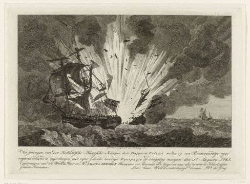 Jumping of the Hague privateer De Dappere Patriot, 1781