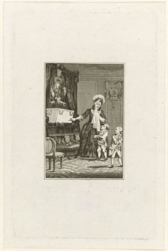 Widow Bentinck with her Children at the Coffin of her Husband, 1781