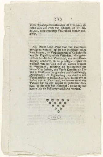 Explanation of the Caricature of the Prince and His Entourage, 1782