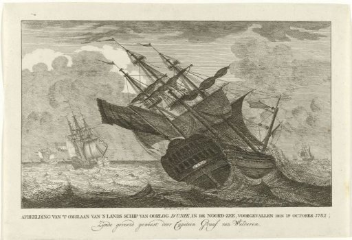 Sinking of the Ship De Unie, 1782