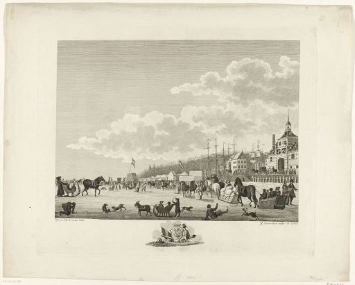 Winter Entertainment on the Maas for Rotterdam, 1784