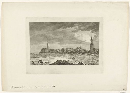Ice jam in Mülheim on the Rhine, 1784