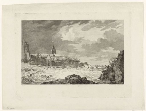Collapse of the Lappentoren in Nijmegen, 1784