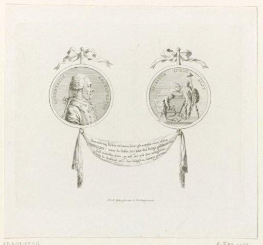 Medal on the death of Joan Derk van der Capellen tot den Pol, 1784