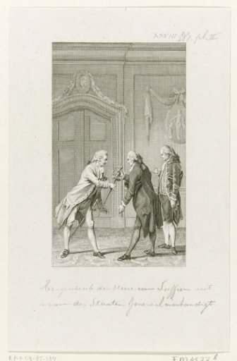 Gift to Admiral Bailli de Suffren on behalf of the States-General, 1784