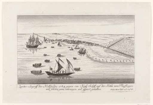 Siege of the imperial brig at Vlissingen, 1784
