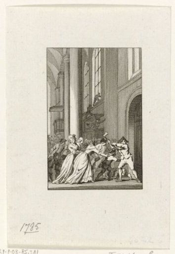Panic in the Great Church in Leeuwarden, 26 January 1785
