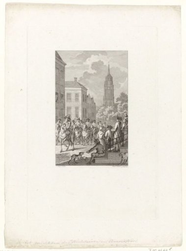 Entry of soldiers into Amersfoort, 1785