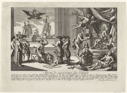 Satirical Print on the Treaty of Fontainebleau, 1785