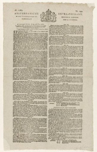 Amsterdam Extra-Courant of 22 November 1785