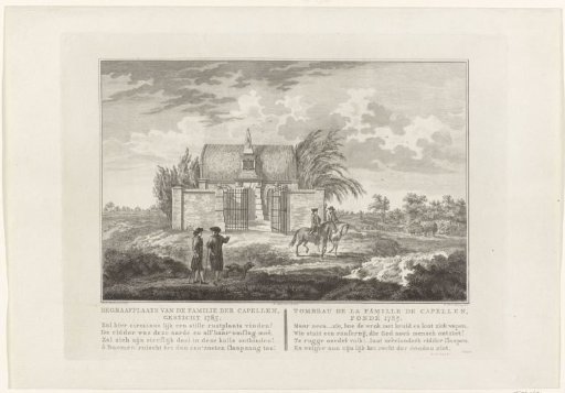 Graveyard of the Van der Capellen Family, in Prosperity in 1785