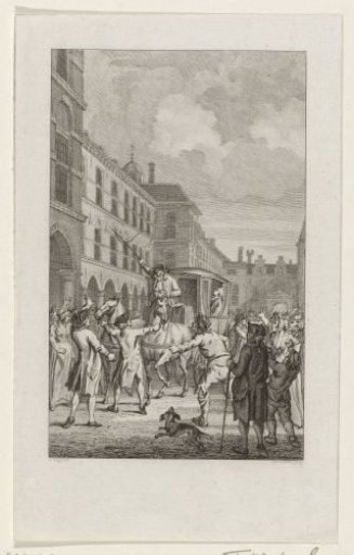 Carriage with the Deputies of Dordrecht Stopped at the Stadhouder's Gate, 1786