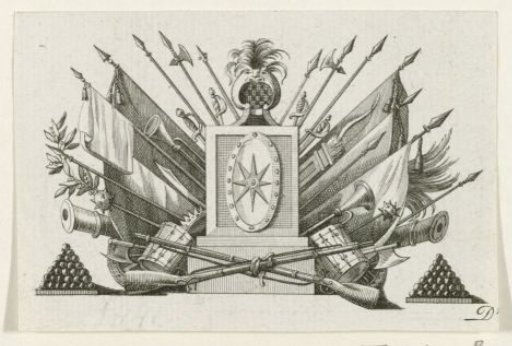 Vignette with a Trophy of Arms, ca. 1786 (?)