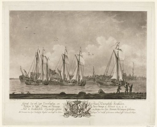 Arrival of the Prince and Princess of Orange at Welzinge, 1786
