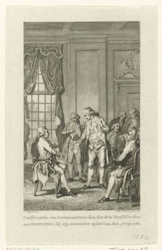 Consultation between the Prince and the Deputies of Overijssel, 1786