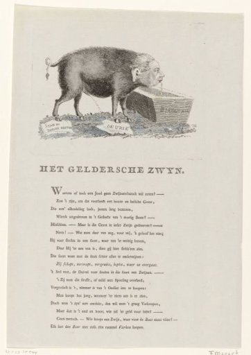 Satire on William V, 1786