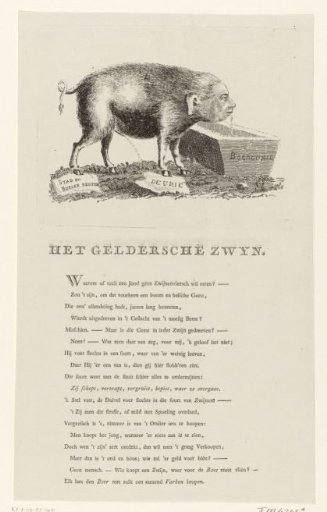 Satire on William V, 1786