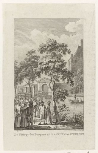 Haarlem Citizens Marching to Utrecht, 1786