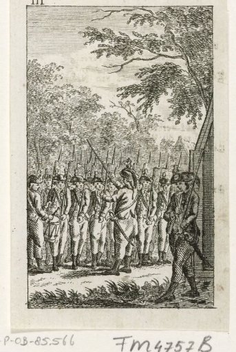 Civic Militia, Almanac Print of ca. 1786