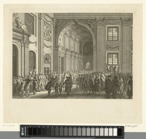 Burgomaster Hendrik Hooft Danielsz negotiating with the citizens, 1787