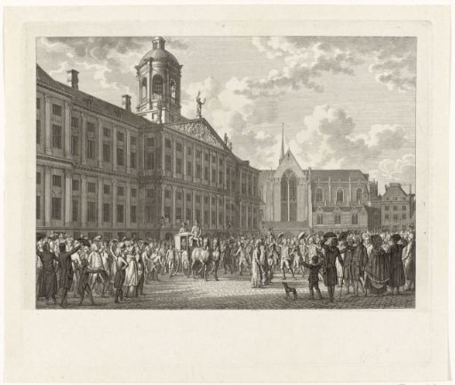 Acclamation of Hendrik Danielsz. Hooft on the Dam, 1787