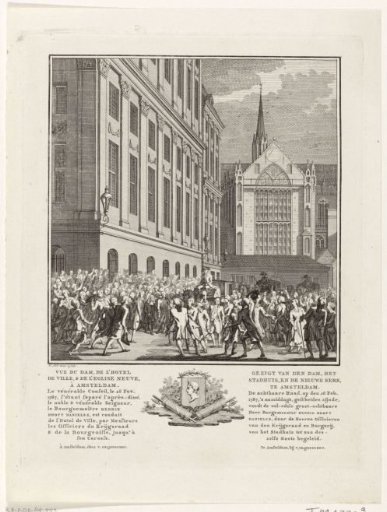 Acclamation of Hendrik Danielsz. Hooft on the Dam, 1787