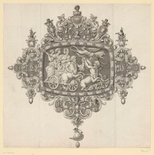 Onyx with a Roman triumphal chariot and two centaurs