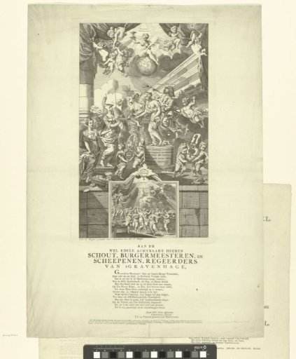 Allegory on the marriage of William V and Wilhelmina of Prussia in 1767 and the birth of Prince William Frederick in 1772