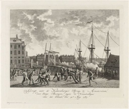 Capture of the Kattenburger Bridge, 1787