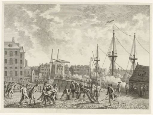 Capture of the Kattenburger Bridge, 1787