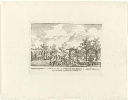 Capture of the Kattenburger Bridge, 1787