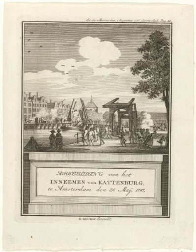 Capture of the Kattenburger Bridge, 1787