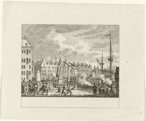 Capture of the Kattenburger Bridge, 1787