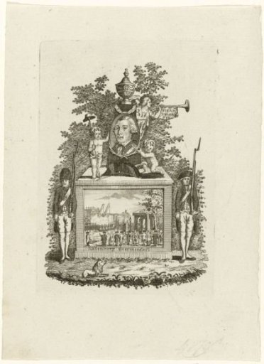 Monument for Abraham Valentijn and the capture of Kattenburg, 1787