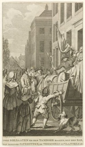 Collection of Drums and Colors from Patriots in Zutphen, 1787