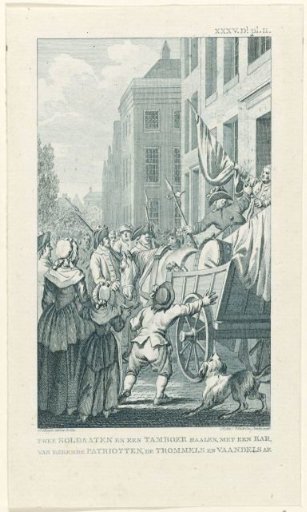 Collection of Drums and Colors from Patriots in Zutphen, 1787