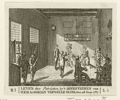 The Princess Held Captive at Goejanverwellesluis, 1787