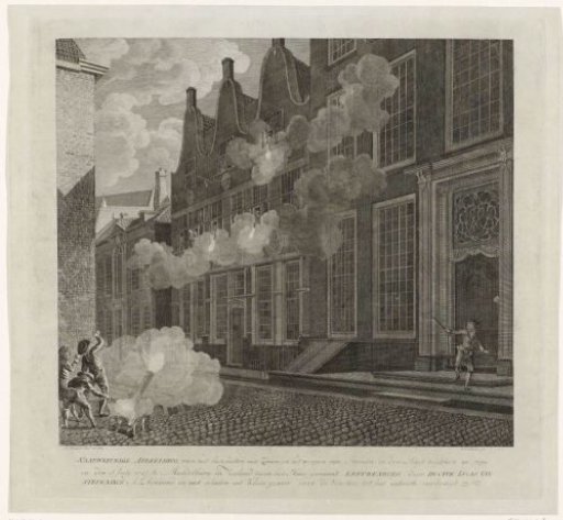 Bombardment of the House of Lucas van Steveninck, 1787