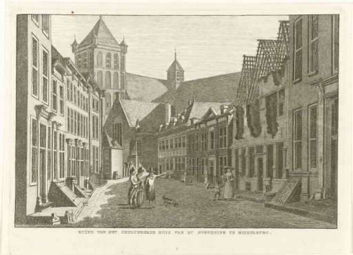 Ruins of the House of Lucas van Steveninck in Middelburg, 1787