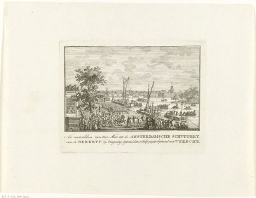 Departure of the Amsterdamers for Utrecht, 1787