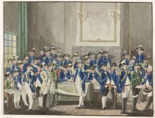 Hall with Members of the Civic Guard in Various Uniforms