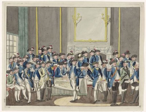 Hall with Members of the Civic Guard in Various Uniforms