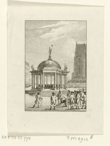 Swearing-in of the government regulation in Haarlem, 1787