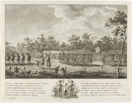 Satirical print on an electoral body, 1787