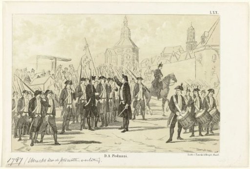 Utrecht abandoned by the Patriots, 1787