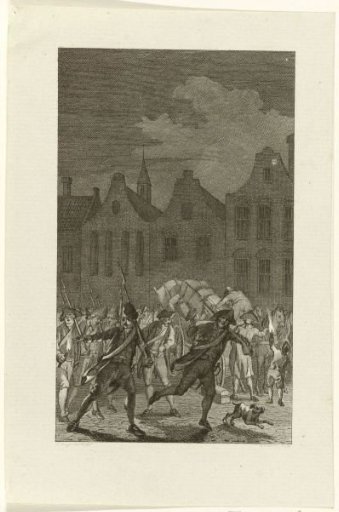 Patriots leave Utrecht, 1787