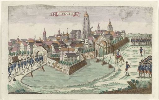 Patriots leave Utrecht, 1787