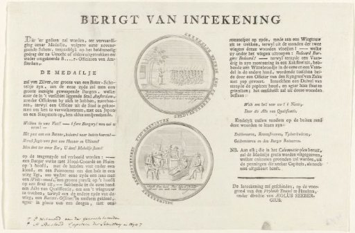 Satirical print on the return of the Amsterdam Patriots from Utrecht, 1787