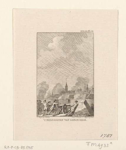 Prussians shelling Gorinchem, 1787